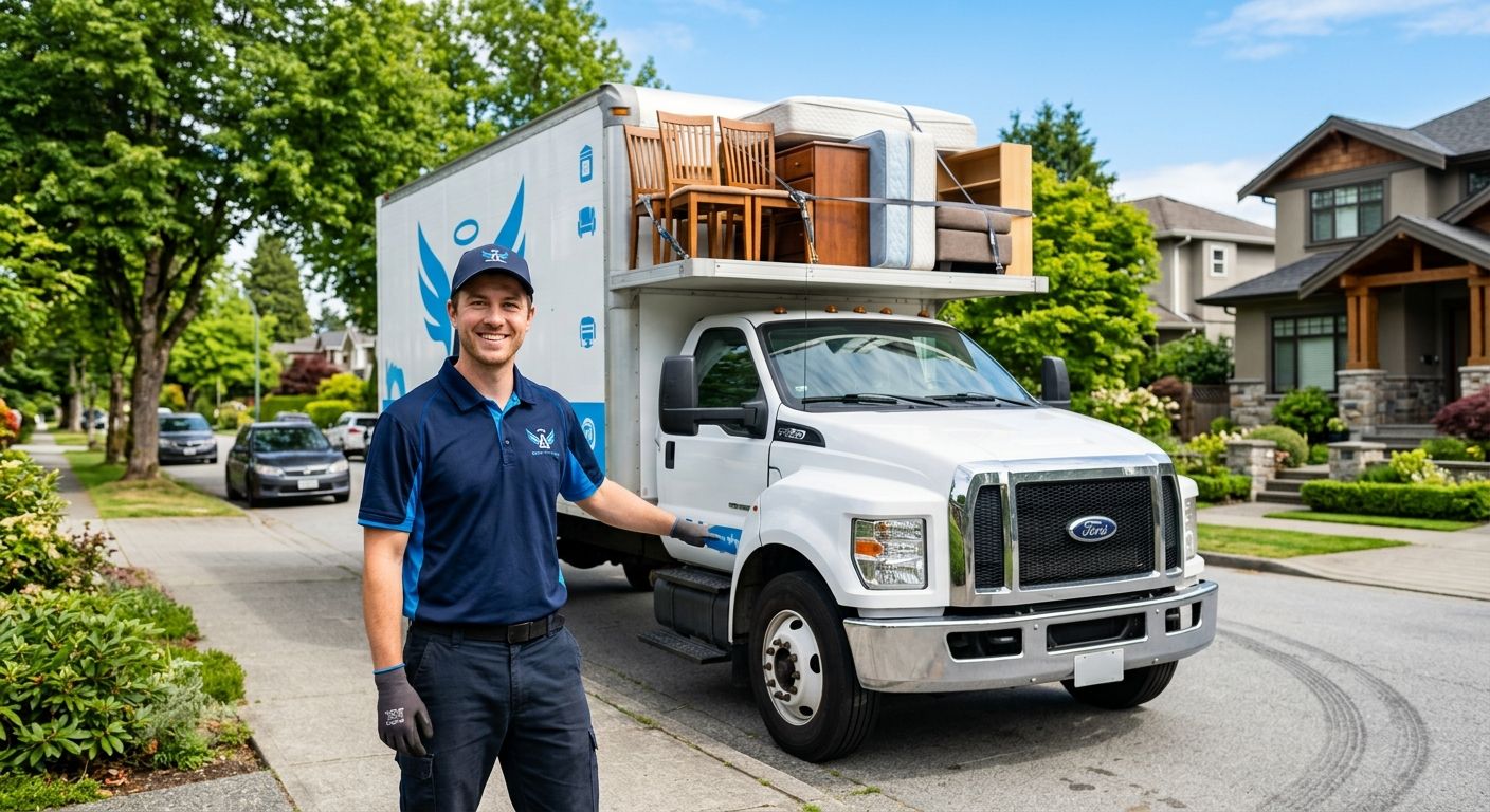 Eco-friendly furniture removal service in Vancouver, Canada.