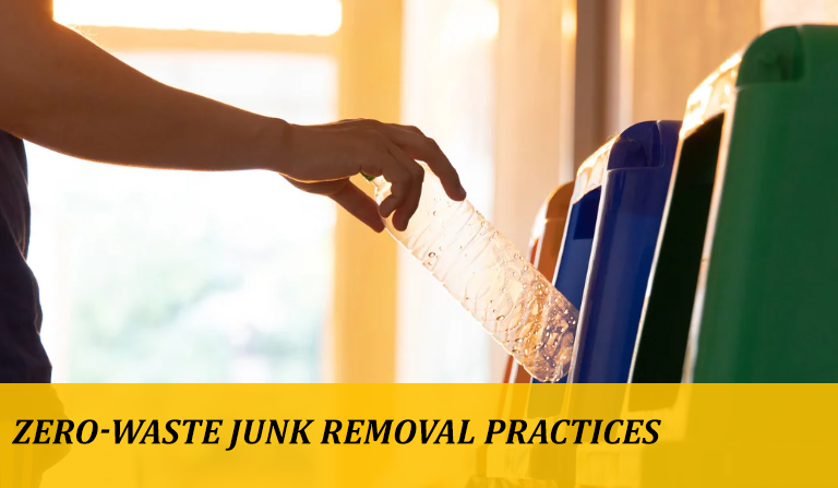 Zero-waste junk removal practices