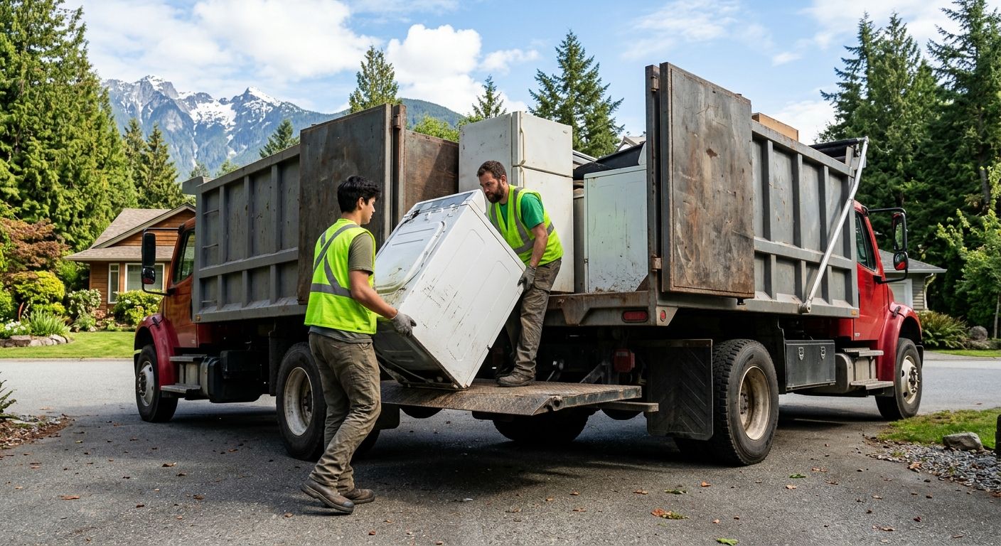 Professional appliance recycling pickup in British Columbia
